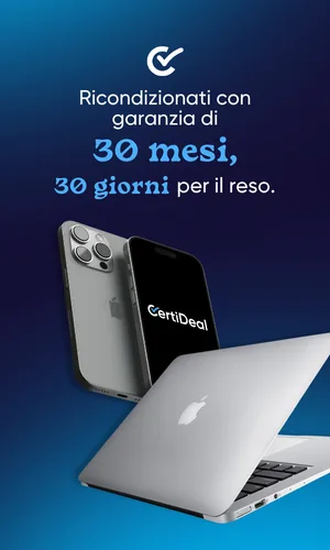 Dispositivi ricondizionati da CertiDeal garantiti 30 mesi