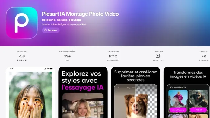 Picsart sur mobile : l’éditeur photo dopé à l’IA qui veut tout faire Picsart sur mobile : l’éditeur photo dopé à l’IA qui veut tout faire